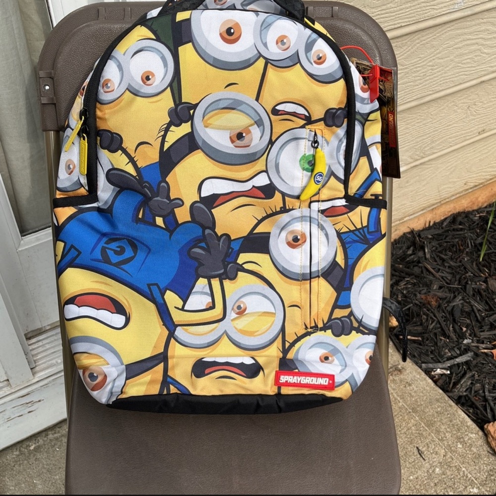 AUTHENTIC LIMITED EDITION MINIONS SPRAYGROUND BACKPACK